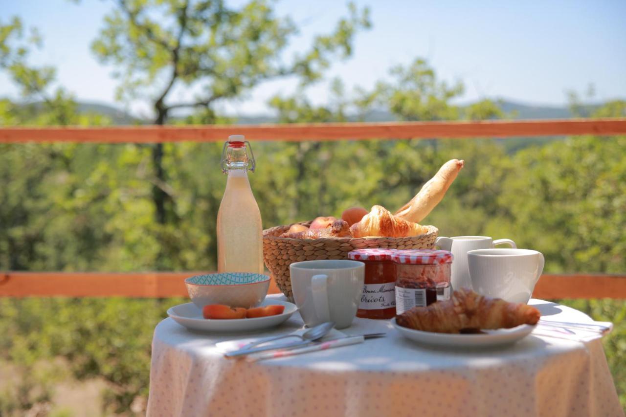 Bed and Breakfast Les Yourtes De Provence Saint-Paulet-de-Caisson Zewnętrze zdjęcie